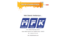 Tablet Screenshot of mfkmakina.com